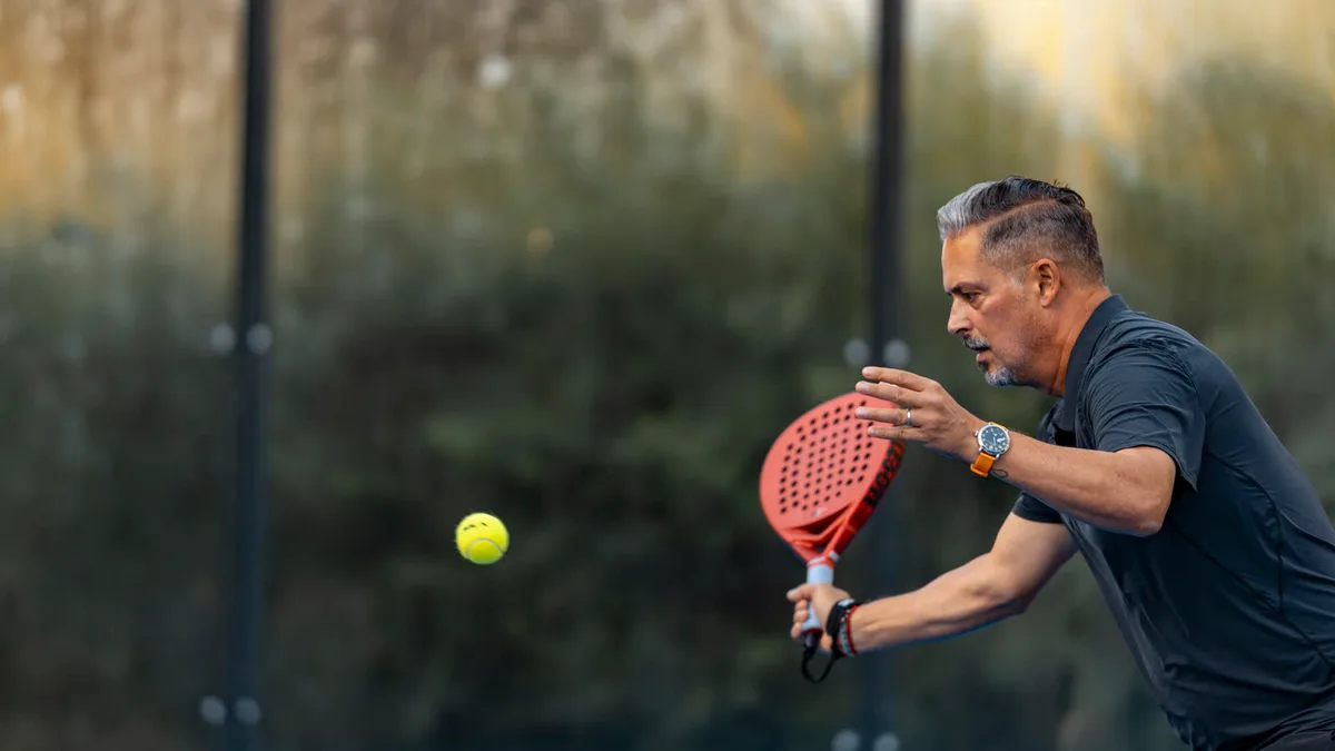 Julian demonstrating a controlled volley